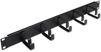 Organizador de Cabos Metálico Aisens com 5 anéis - 19” 1...