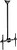 Suporte de Techo Giratório, Inclinável, Extensível e Nivelável Aisens - para TV (37”-70”) - Preto - imagem 1
