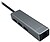 Conversor USB 3.0 a Ethernet GIGABIT 10/100/1000 MBPS + HUB 3xUSB3.0 - 15cm - Cor Cinza - imagem 1