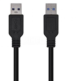 Cabo USB Aisens 3.0 - Tipo A/M-A/M - 2,0M - Cor Preta