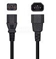 Cabo de Alimentação CPU Aisens - C13/H-C14/M - 3,0m - 100% Cobre Puro AWG18 - Cor Preta