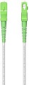 Cabo Aisens Fibra Óptica Latiguillo G657A2 3.0 9/125 SMF Simplex CPR Dca LSZH - SC/APC-SC/APC - 150m - Cor Branco
