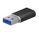 Adaptador USB 3.2 GEN2 Aisens A108-0678/ USB Tipo-C Fêmea - USB Macho