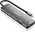 Aisens Dock USB-C 6 em 1 - USB-C para 1xHDMI - 2xUSB-A - 1xUSB-C PD 100W - 1xSD - 1xMicro SD - 15cm - imagem 1