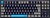 PHROYAL Teclado gaming Royal PBT mecânico preto - imagem 1