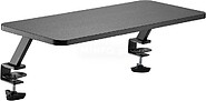 HZ-RISER Elevador de monitor para mesa de escritório, mesa de jogos, Phoenix Riser Pro, 65 x 26 cm, madeira MDF, fixação universal, ajustável