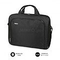 Estojo Oxford Portátil Subblim 11” a 12,5” - Proteção reforçada - Alças Ajustáveis - Bolso Exterior - Cor Preto