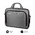 Estuche Oxford para portátil Subblim - Medida: 410 mm - Resistente e acolchoado - Grande capacidade de armazenamento - Transporte seguro - Cor Cinza - imagem 1