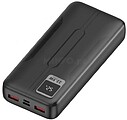 Powerbank 20000mAh Leotec LEPOW20W22K/ 22.5W/ Preta