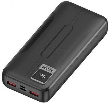 LEPOW20W22K Powerbank 20000mAh Leotec LEPOW20W22K/ 22.5W/ Preta