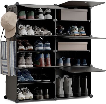 G-27072 27072 MÓDULO DE SAPATEIRA CUBE C6 PRETO