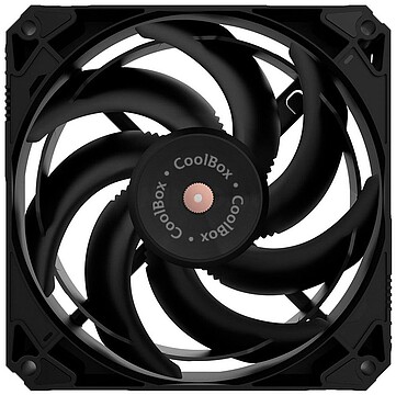 COO-VA12-03B : VENTILADOR INTERNO CoolBox V12 BLACK 120mm HYDRAULIC BEARING 1200RPM 4 PINOS MOLEX NEGRO