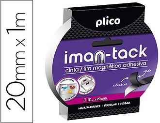 13314 : FITA ADESIVA PLICO IMAN 20MM X 1M