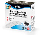 Disco de cierre plico velcro autoadhesivo 20 mm diametro color negro caja de 200 unidades Disco de cierre plico velcro autoadhesivo 20 mm diametro color negro caja de 200 unidades 13339