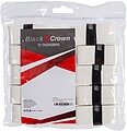 Saco de 12 Overgrips Black Crown Liso Branco