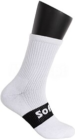 MEIAS SOFTEE ELEMENTAL - Branco/Preto 43-46