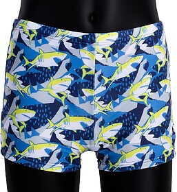 BOXER SQUBA CRIANÇA SHARK SERIES SUBLI - Estampado 14 Anos