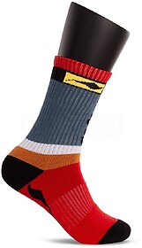 MEIAS SOFTEE MULTIDESIGN - Vermelho 35-38