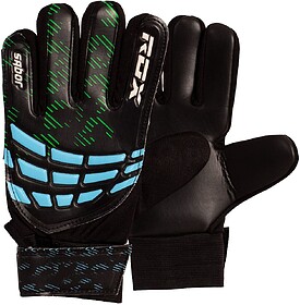 PAR DE LUVAS DE GOLEIRO ROX SABOR - Azul/Preto 6