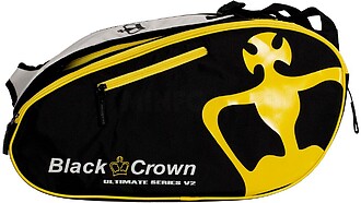 SACO DE PADEL BLACK CROWN ULTIMATE SERIES V2 - Preto/Amarelo