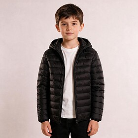 CASACO SOFTEE DISCOVER JUNIOR - Preto 8 Anos