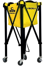CARRINHO PORTA-BOLAS DE TÉNIS/PÁDEL VIBOR-A GENIUS YELLOW