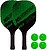 Conjunto de 2 Raquetes de Pickleball de Madeira com 4 Bolas - imagem 1