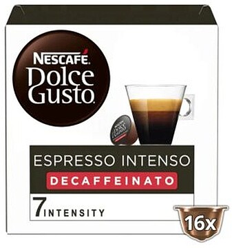 CÁPSULAS DOLCE GUSTO ESPRESSO INTENSO DESCAFEINADO TRIPACK NESCAFÉ 48 UNIDADES (3X16) 43C8N7.26092