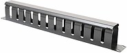 Organizador de Cabos com Escovas e Tampa 1u 19” MGR-RKA0031