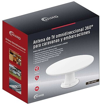 MGR-ANT100 : Antena Tv Amplificada P/ Tdt para Caravana