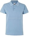 Polo Criança Manga Curta Algodão 210g Azul Claro Tamanho 3/4 Polo Criança Manga Curta Algodão 210g Azul Claro Tamanho 3/4