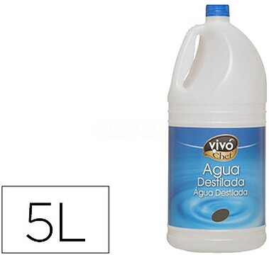 AGUA DESTILADA VIVOCHEF GARRAFA 5L