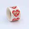 Etiquetas Adesivas Flor Coração, 250 Unidades, 45 X 40 MM G-71536