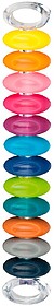 G-78834 78834 MARCADOES DE COPO UNO CORES SORTIDAS 12 unid