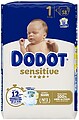 Fraldas Dodot Sensitive T1 (2-5kg) 58un 6831687
