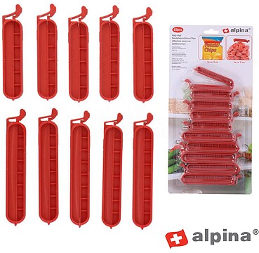 G-ALP679 : Conjunto Molas de Cozinha Vermelhas Alpina