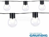 Corrente de Iluminação 4.85m C/ 20 Lâmpadas E Painel Solar 26156