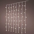 Cortina Multifunción, Exterior, Blanco Frío, Cable Transparente, 240 Leds, 2 x 2 m G-72954