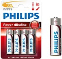 Pilha Alcalina Philips AA LR6 (4 unidades) LR6P4B/10