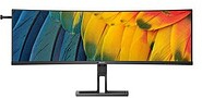 Philips Monitor VA 45” (44.5) 32: 9 Curvo Dqhd HDMI DP USB-C Colunas Has 45B1U6900C/00