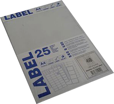 186Z26017 : Etiqueta Adesiva Transp. Matte Inkjet 96x50,8mm 25fls 250un