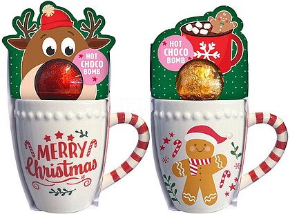 G-72849 72849 CANECA COM ASA DE BASTÃO DE REBUÇADO, MODELOS VARIADOS