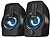Alto-falantes USB Gemi Altavoces 2.0 12W - Iluminação RGB - Controlo de Volume - Cabo de 1,40m - Cor Preta - imagem 1