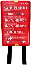 99164 MANTA IGNÍFUGA FB-100, EM CAIXA RÍGIDA, 5 IDIOMAS, 1...