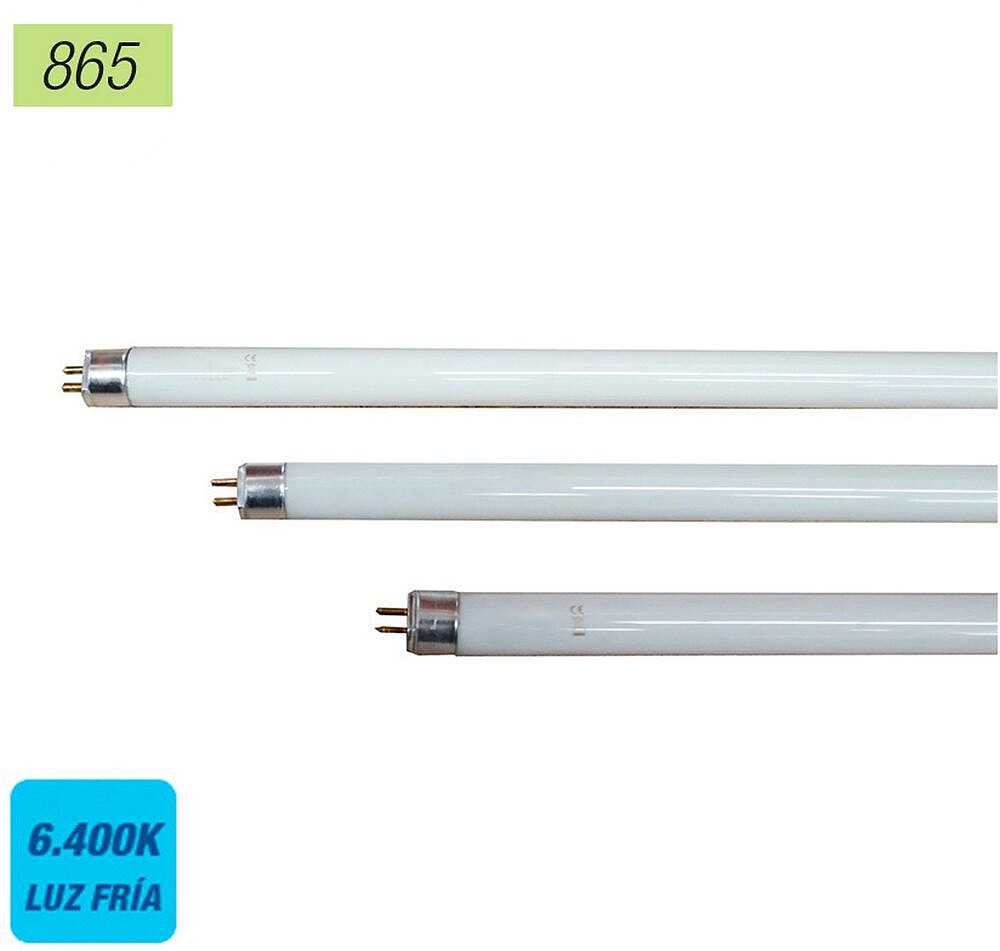 Tubo Fluorescente 13 w 6500 k 1000 lm T5 51,5 cm G5 Luz Fria G-31043