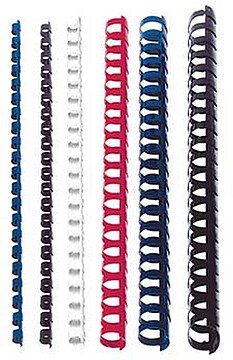 1713015 : Argolas Pvc Encadernar 16mm para 130 Folhas Cx 100un Branco (10971)