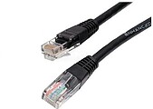 Cabo Vermelho Gembird Utp CAT5E Moldeado 0,5M Preto PP12-0.5M/BK