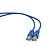 Cabo CAT5E UTP moldado 0,25m Azul PP12-0,25M/B - imagem 1