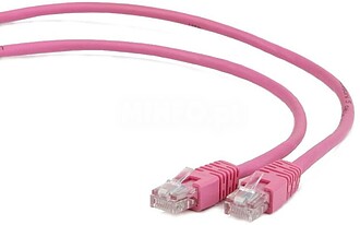 PP12-3M/RO : CAVO VERMELHO GEMBIRD CAT5E UTP ROSA 3M