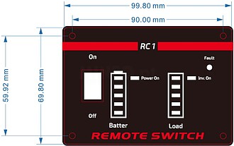 PAINEL DE CONTROLO REMOTO GEMBIRD PARA INVERSORES EG-PWC-PS ...